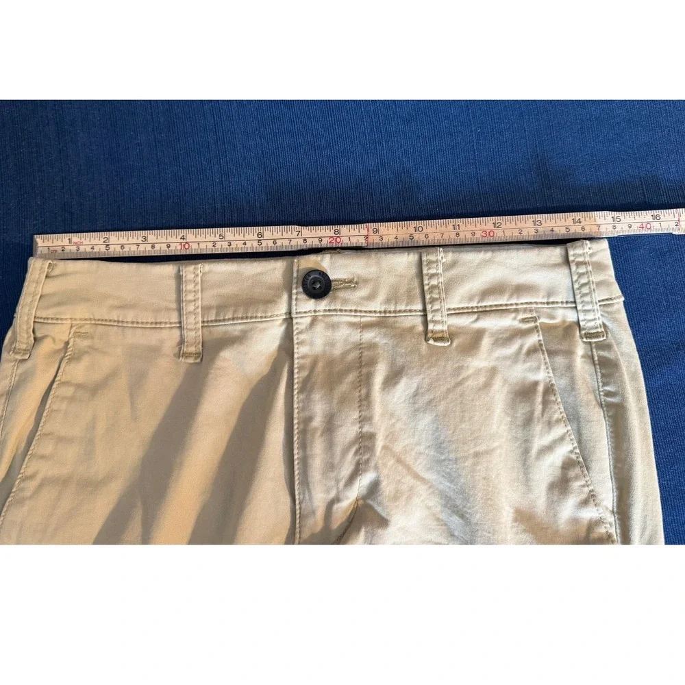 Hollister Mens Chino Pants 29x30 Tan Epic Flex Slim Fit Khaki Trousers Preppy